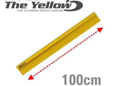 Yellow 5 - Riga da taglio 100 cm