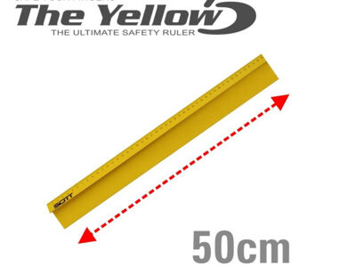Yellow 5 - Riga da taglio 50 cm