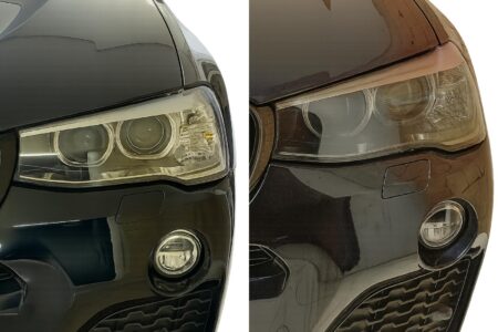 Pellicola PPF fari auto fumè chiaro 50% - 1 metro lineare x 76 cm